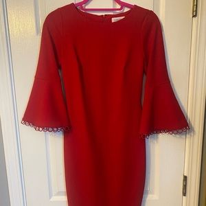 Red Calvin Klein Dress